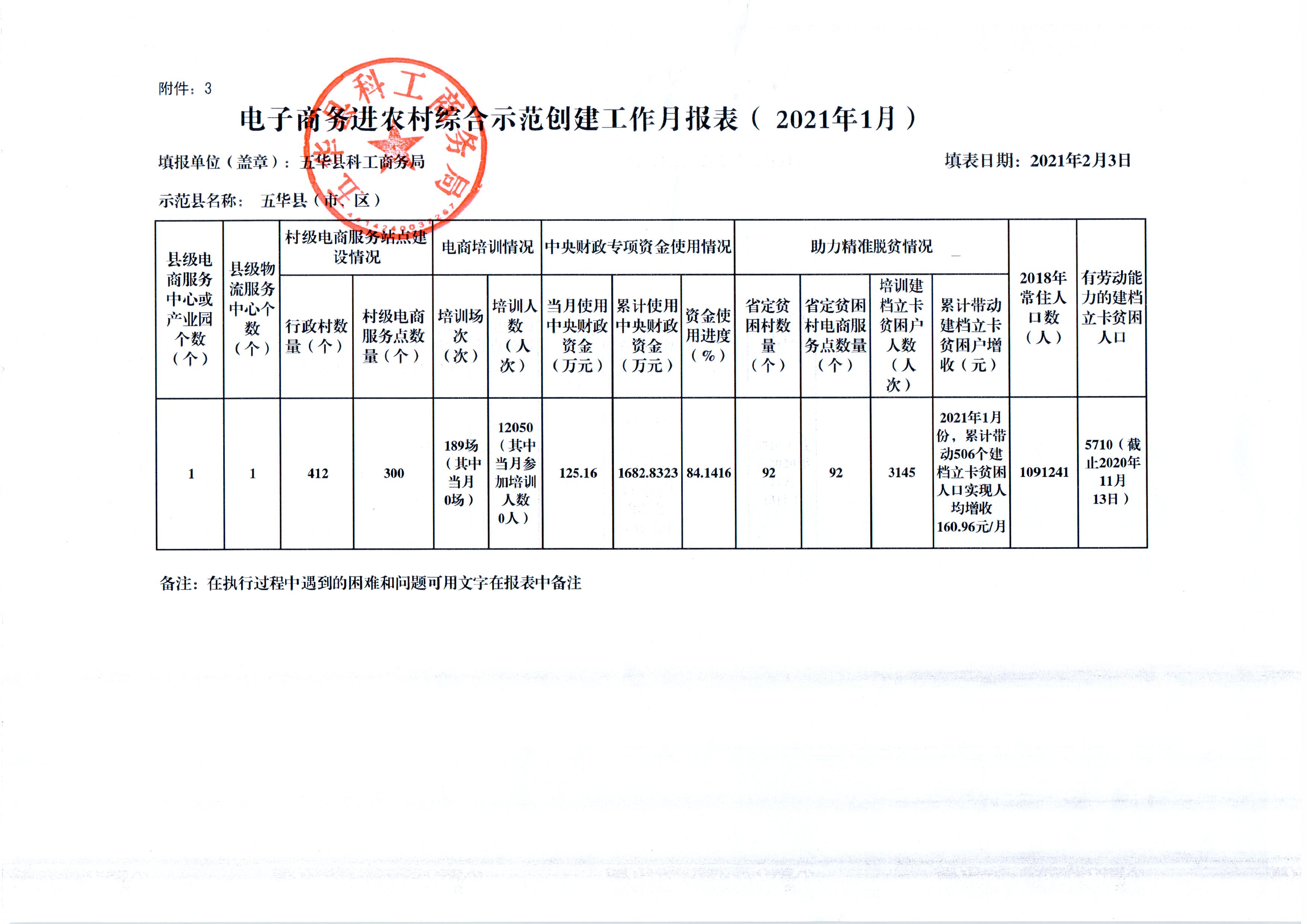 3、附件3（报省、市商务部门）：电子商务进农村综合示范工作月报表（ 2021年2月3日）.jpg