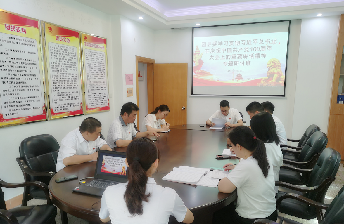 团县委举办学习贯彻习近平总书记在庆祝中国共产党100周年大会上的重要讲话精神专题研讨班.png