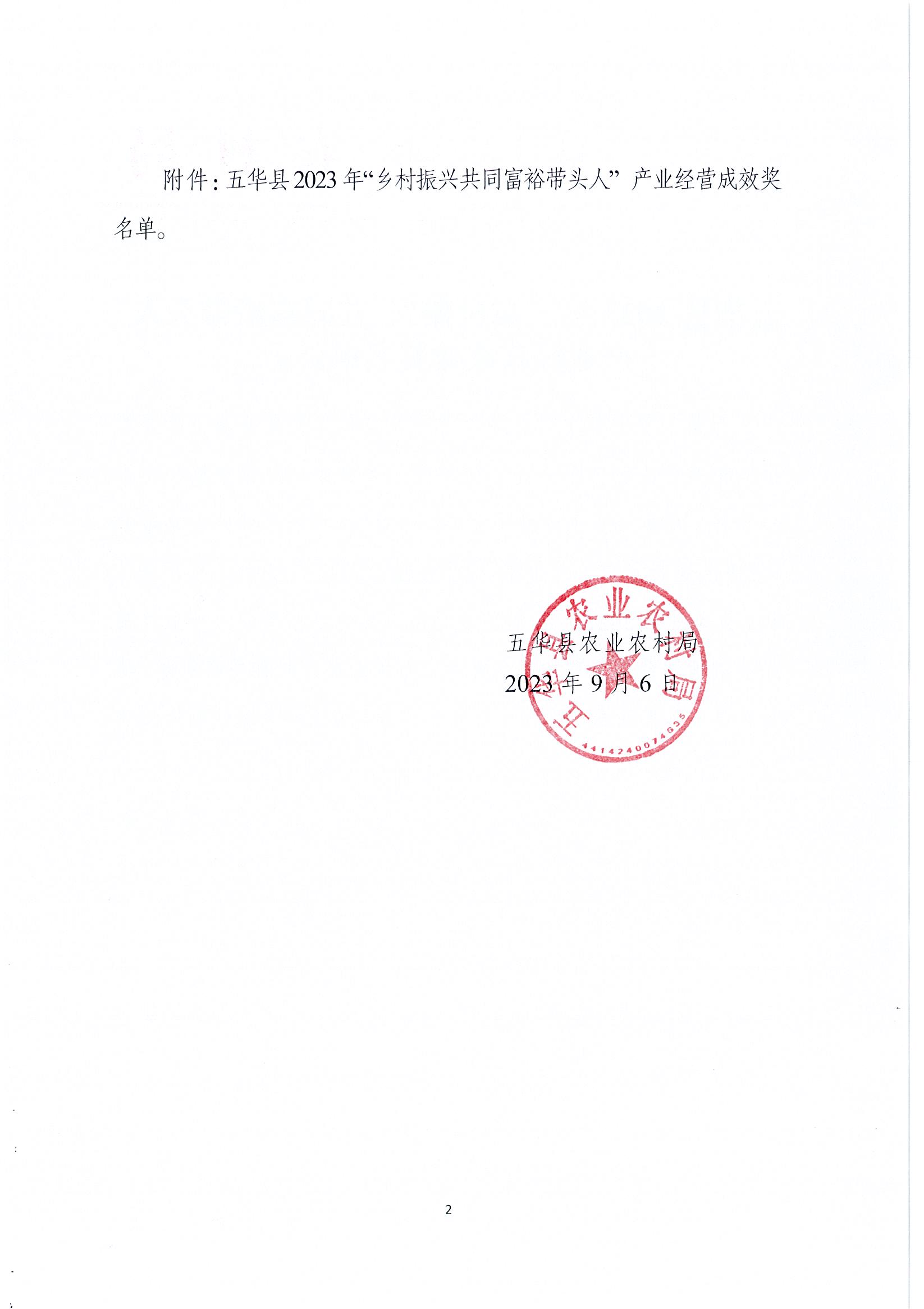 五华县2023年“乡村振兴 共同富裕带头人”产业经营成效奖名单公示2.jpg