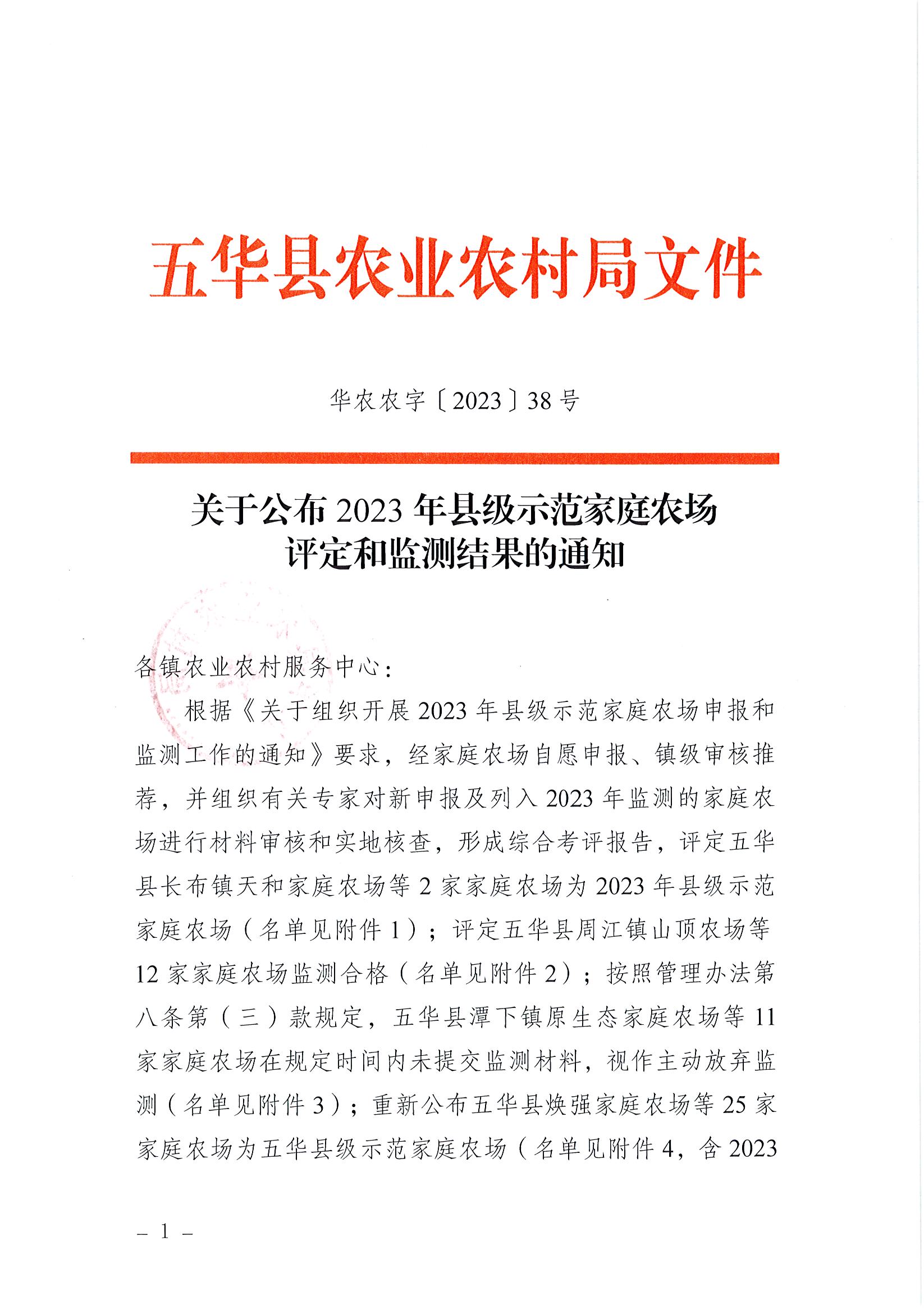 关于公布2023年县级示范家庭农场评定和监测结果的通知1.jpg