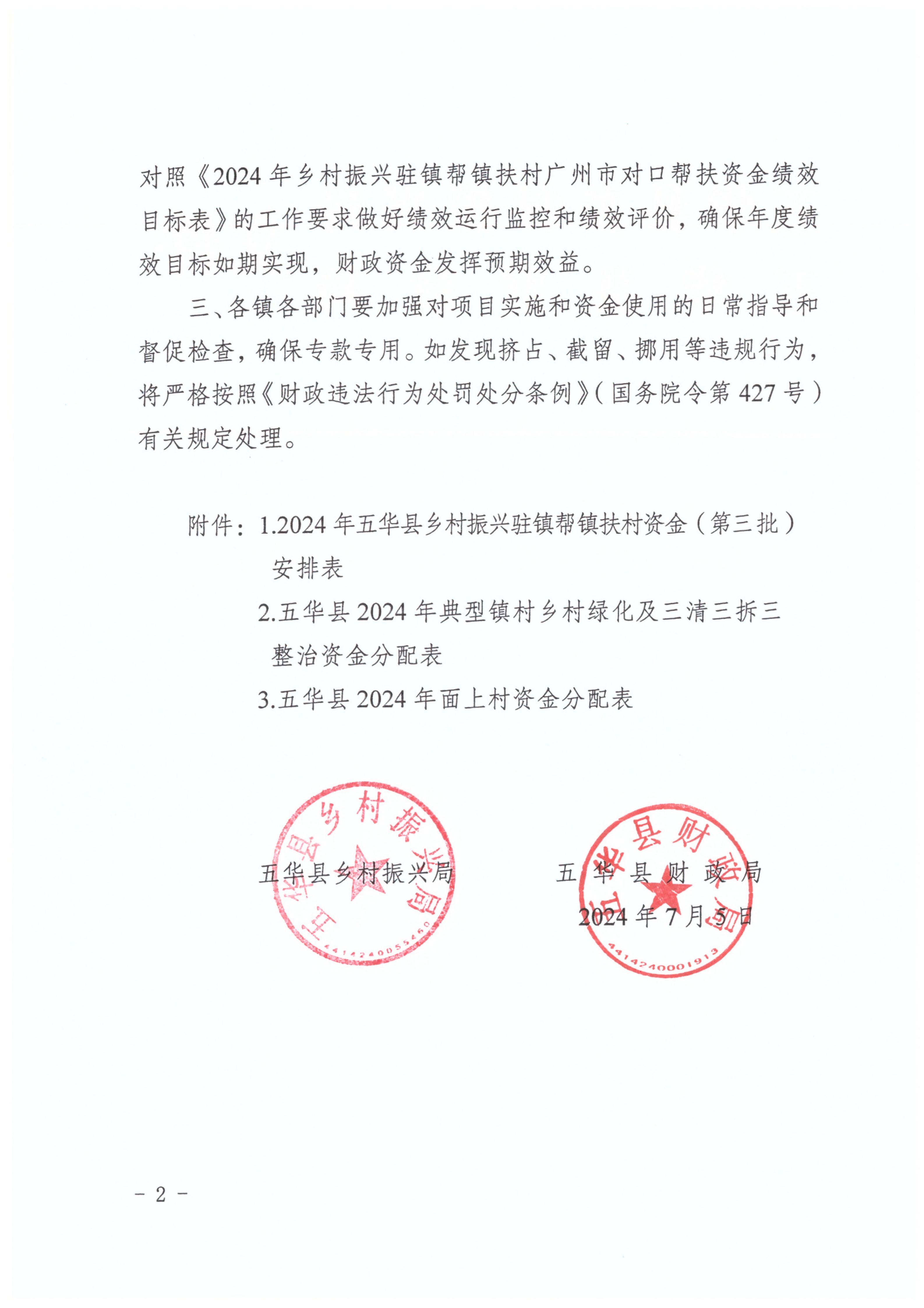 ( 华乡振字〔2024〕2号 )关于下达2024年五华县乡村振兴驻镇帮镇扶村资金(第三批)的通知（以此为准）_02.jpg
