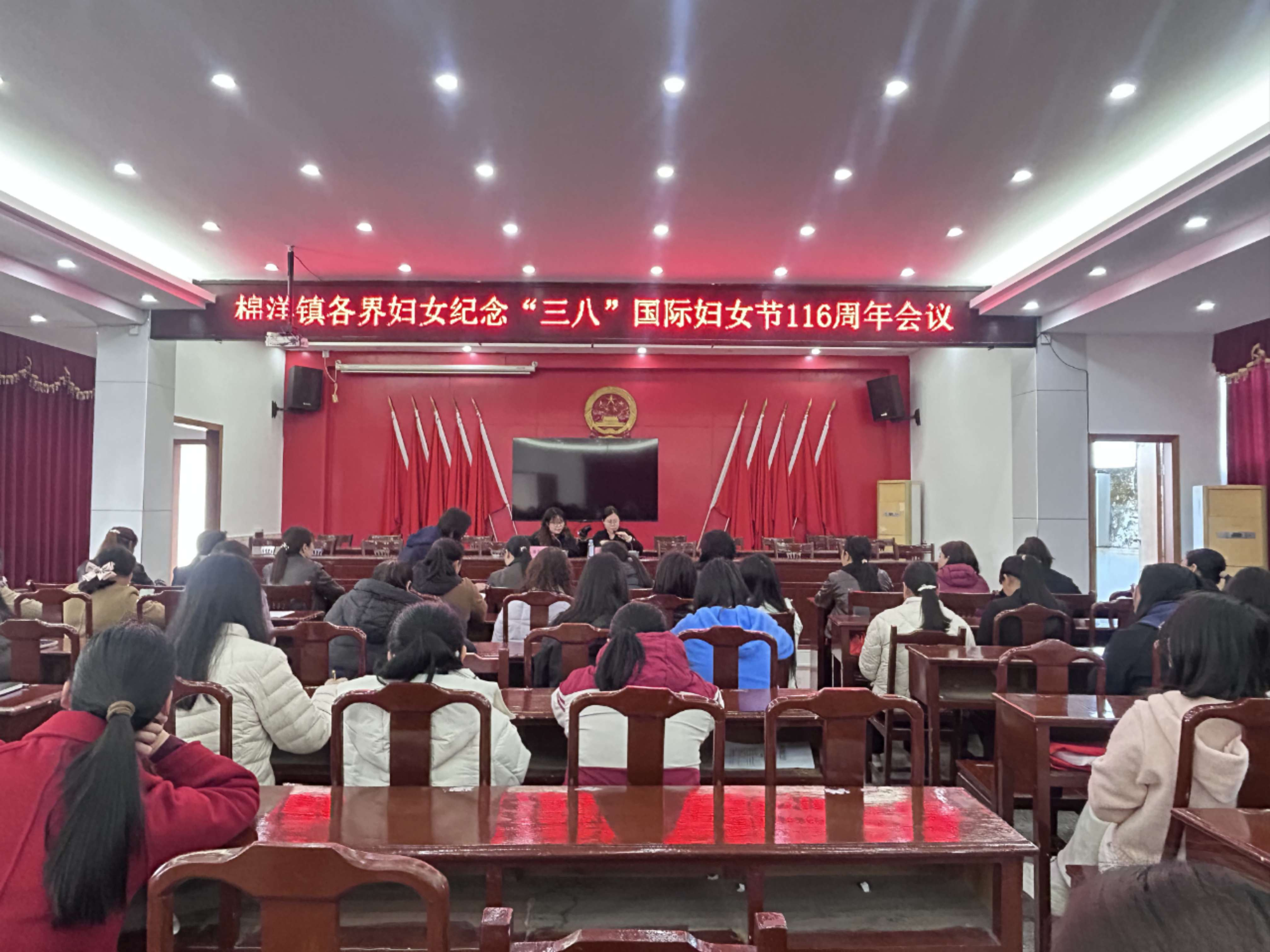 棉洋镇庆祝三八国际妇女节 凝聚巾帼力量助力“百千万工程”