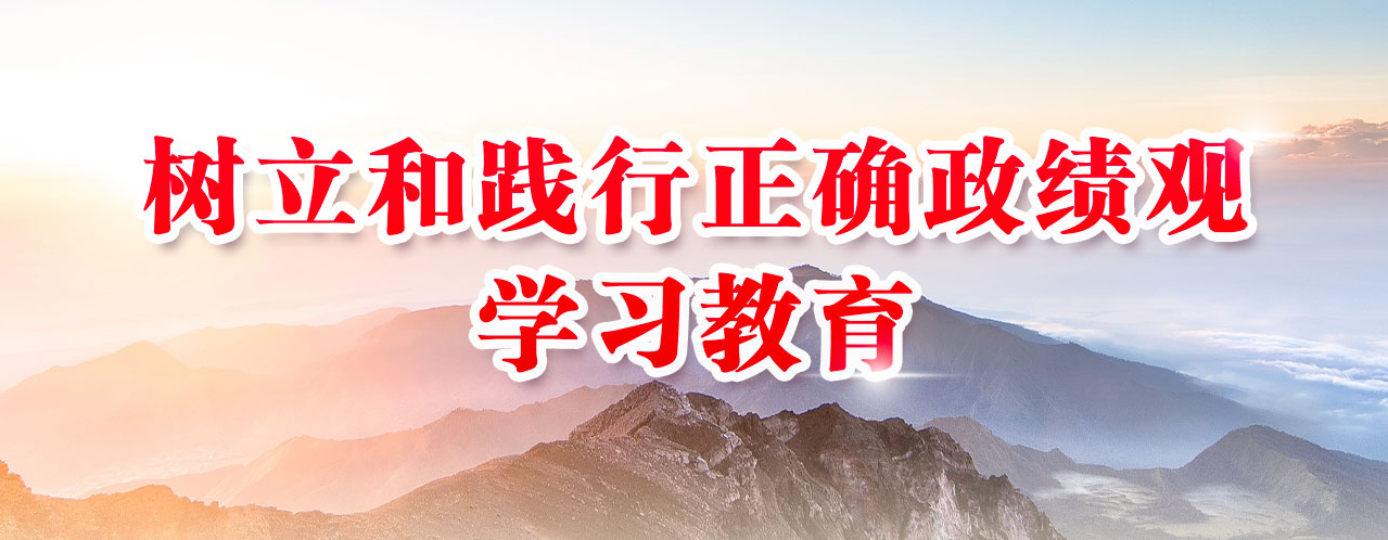 树立和践行正确政绩观学习教育