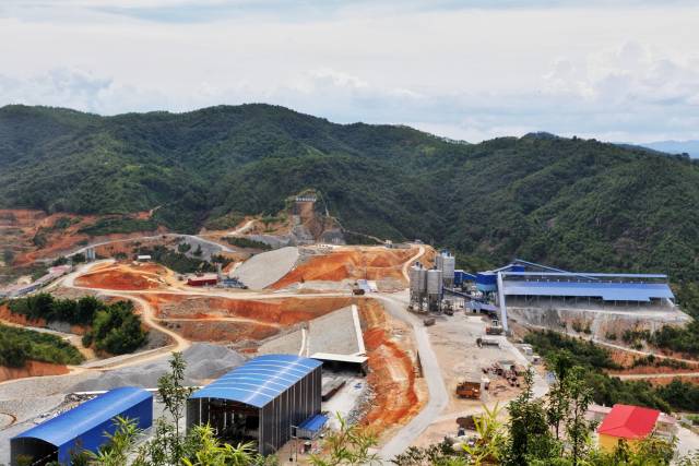 梅州（五华）抽水蓄能电站项目建设现场 南方日报记者石磊摄影