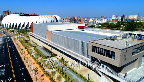 五华县奥林匹克体育中心已建成3A级旅游景区。(林翔　摄)