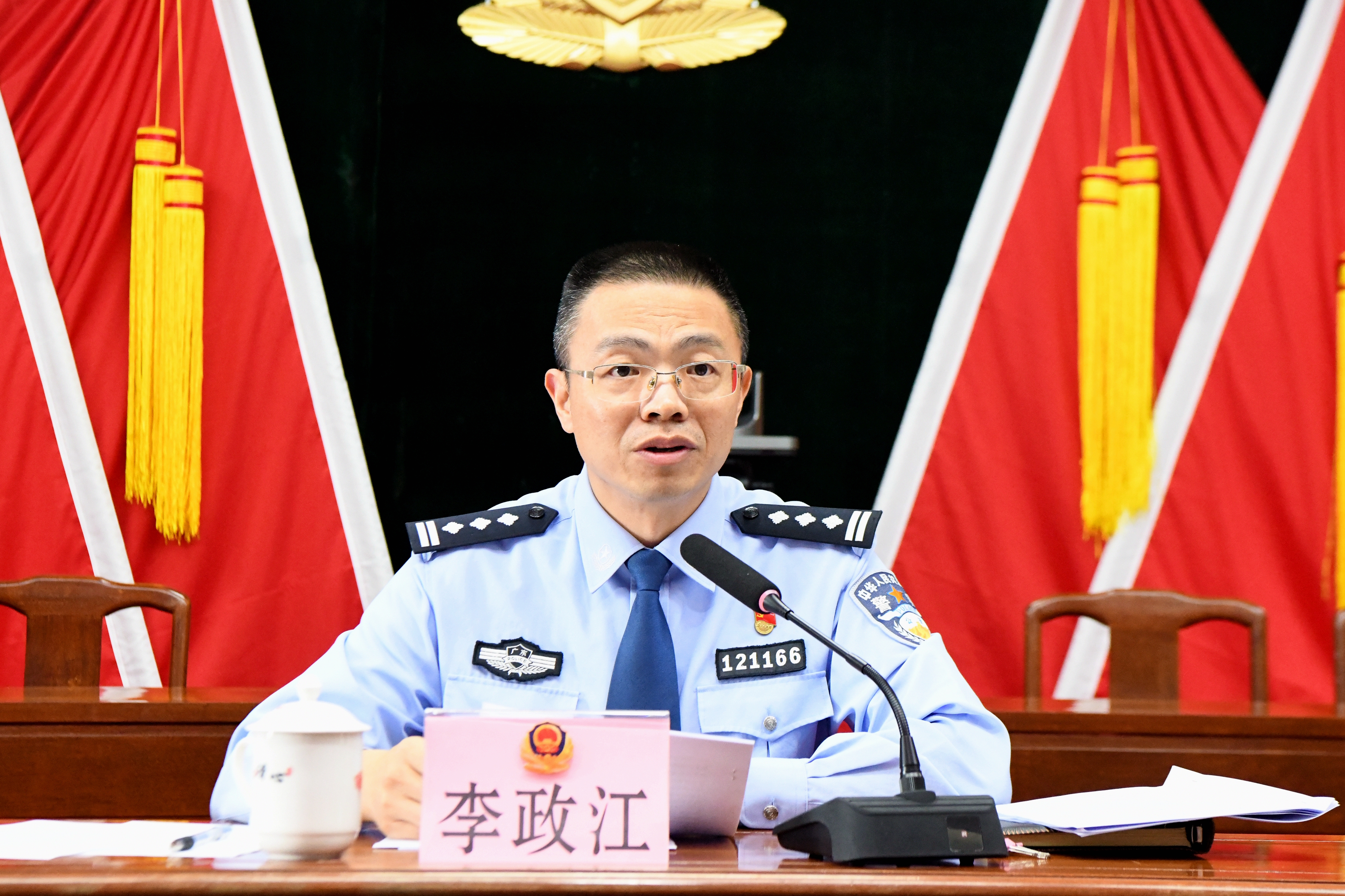 中共五华县公安局机关委员会召开成立大会,李政江到会祝贺并讲话